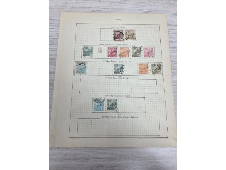 including Surcharged Issues, R series issues and CS series original prints, some in complete sets. Please view.